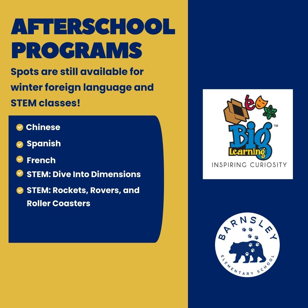 Big Learning After School  Programs